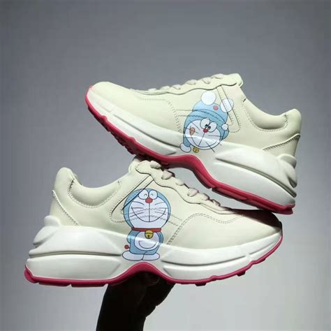 doraemon shoes gucci|Doraemon rhyton women's shoes.